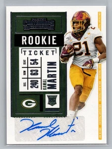 2020 Panini Contenders Kamal Martin Green Bay Packers Auto Rookie #208 9593 - Picture 1 of 2