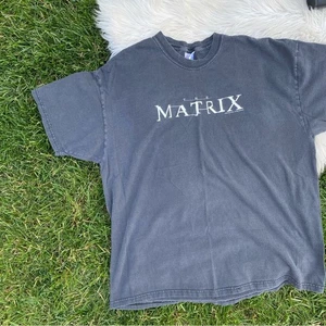 Vintage 1999 The Matrix Keanu Reeves Promo Tee T-Shirt 90s Sci-Fi XL - Bild 1 von 7