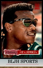 1994 Stadium Club #654 Rickey Henderson Oakland Athletics   (2A9)