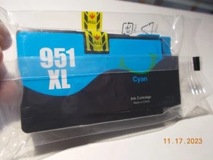 One Unbranded Sealed Ink Cartridge 951XL Cyan - Picture 1 of 1