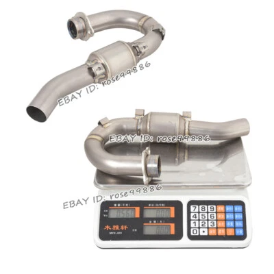 For Yamaha WR450F 2007-2015 YZ450F 2007-2009 Front Exhaust Pipe Titanium Alloy - Image 1 of 4