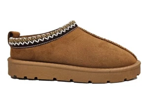 Trending Hugg Slippers Shoes Aztec Mules Womens Fashion Size 3 4 5 6 7 8 Tan - Picture 1 of 1