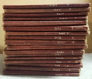 Lot of 17 Lands and Peoples HB Books The World in Color 1940 Grolier /Ex-Library - Picture 1 of 22