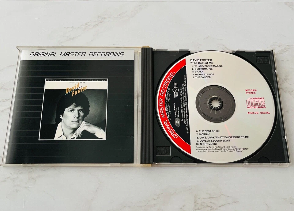 David Foster The Best Of Me CD MFSL SANYO JAPAN Mobile Fidelity RARE! OOP! Foto 1 de 4