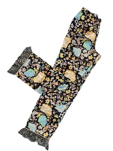 Victoria’s Secret After Hours Pyjama-Hose Satin Blumenmuster Seitentaschen XL - Bild 1 von 6