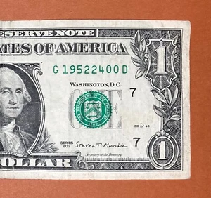 1952 February 24 (G 19522400 D) Birthday Note $1 One Dollar Bill (1952/2/24__) - Picture 1 of 3