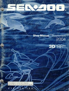 OEM Genuine Sea-Doo Dealer/Owner's Service/Repair Manual 2004 3D RFI - Imagen 1 de 2