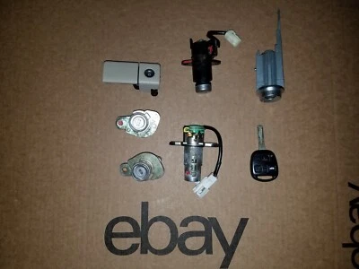 01-03 LEXUS LS430 LS 430 IGNITION SWITCH DOOR TRUNK GLOVE BOX KEY CYLINDER SET - Image 1 of 4