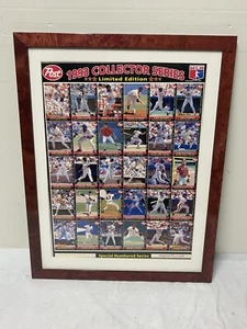 1993 POST Collector Series UNCUT Sheet of 30 MLB Baseball Cards 0075/5000 Framed - Picture 1 of 8