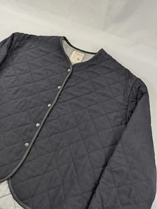 Workrite Fire Resistant Quilted Nomex Snap Up Lining Jacket 42 (Large) Navy Blue - Picture 1 of 8