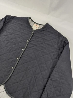 Workrite Fire Resistant Quilted Nomex Snap Up Lining Jacket 42 (Large) Navy Blue - Image 1 of 4