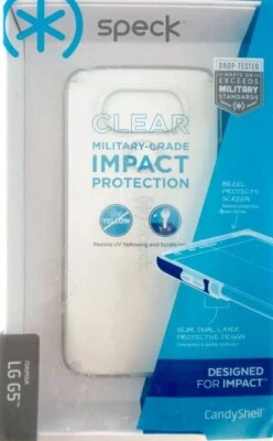 Funda delgada resistente transparente SPECK CandyShell para LG G5 - Transparente (75894-5085) Foto 1 de 4