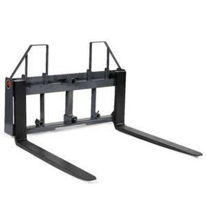 Titan UA USA Made Grey Step-Through Pallet Fork Frame Attachment, 60in Blades - Picture 1 of 10