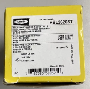 Pack of 1 HUBBELL HBL2620ST Circuit Breaker - Picture 1 of 3