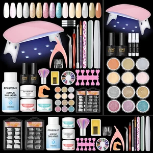 12Colors Acryl Pulver und Flüssigkeit Set Acryl-Nagel-Kit für Nagelverlängerung - Bild 1 von 20