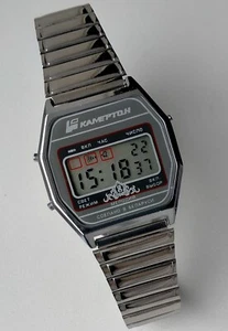 Kamerton Elektronika 52 Melody Alarm Vintage Original Digital Watch 1990s - Picture 1 of 12