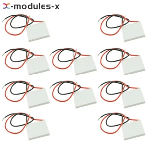 10PCS Slim TEC1-12704 12V Heatsink TEC Thermoelectric Cooler Peltier 30x30mm New - Picture 1 of 8