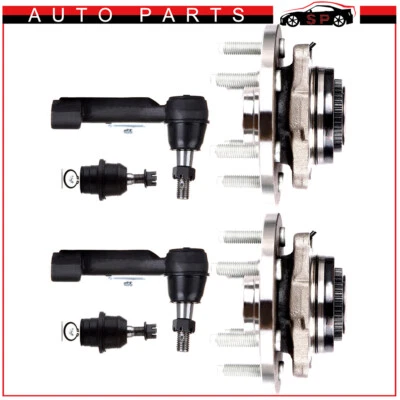 6x Front Ball Joint Tie Rod End Wheel Bearning Hub For 2011-2014 Ford Expedition - Image 1 of 4