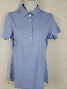 Peter Millar Damen Polo Kurzarm Sonnenschutz Lila S Rash Guard - Bild 1 von 6