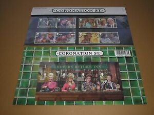 Timbres 2020 Go CORONATION STREET PRESENTATION PACK + MINI FEUILLE #586
