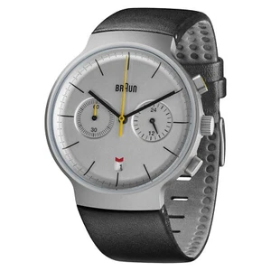 Braun Mens Classic Analogue Quartz Watch Leather Strap BN0265SLBKG - Picture 1 of 7