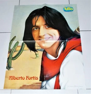 Poster ALBERTO FORTIS testi Fragole infinite Tour Tutto Musica & Spettacolo - Picture 1 of 2