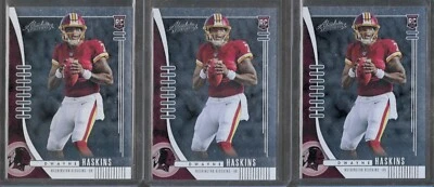 (3) 2019 Panini Absolute Dwayne Haskins #116 Football  Washington Redskins - Image 1 of 2