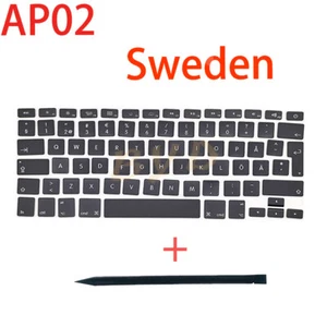 New Sweden Keyboard Keys For Macbook Pro A1278 A1286 A1297 Key Cap AP02 Type - Picture 1 of 2