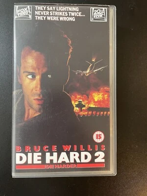 Die Hard 2: Die Harder (VHS) 1990 Bruce Willis, Action Movie Classic - Image 1 of 4