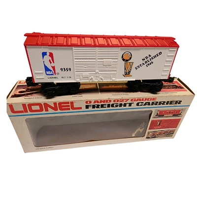 Lionel 6-9359 O-Gauge NBA Basketball Boxcar  with original box - Image 1 of 4
