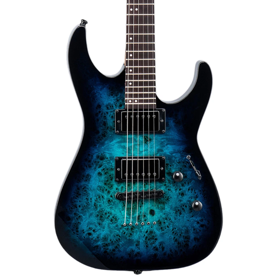 Guitarra Eléctrica ESP LTD M-200DX, Diapasón de Palisandro, NT Blue Burst Foto 1 de 3