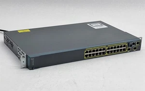 Cisco 2960-S 10G WS-C2960S-24TD-L V02 24-Port Gigabit Managed Switch mit Stack - Bild 1 von 5