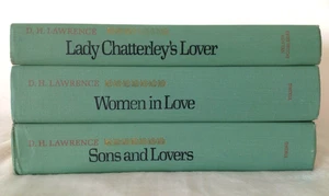 3 Books By D. H. Lawrence (1928, Doubleday Hardcover) Lady Chatterley's Lover - Picture 1 of 5