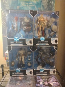 DC Multiverse McFarlane Batman Last Knight On Earth Bane BAF Wave Complete Set - Picture 1 of 9