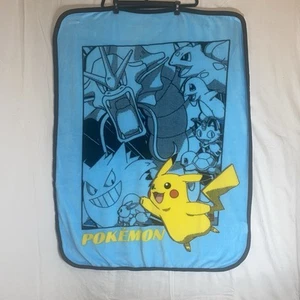 Pokémon Pikachu Throw Blanket Soft Fleece Anime 46 X 34” - Picture 1 of 3