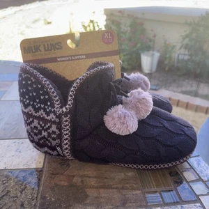 MUK LUKS Slipper Boots US Womens Size XL 11-12 Style 17342 Nwt Purple U8 - Picture 1 of 4