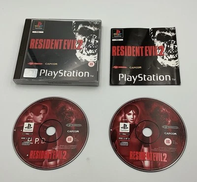 Resident Evil 2 Sony PlayStation 1 PAL Complete Edition Black Label - Image 1 of 4