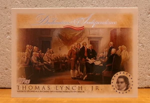 VERY COOL BASEBALL CARD TOPPS THE DECLARATION OF INDEPENDENCE THOMAS LYNCH, JR. - Picture 1 of 2