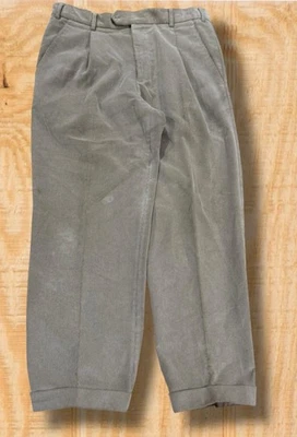 Pantalones Pantalones de Colección Ermenegildo Zegna 36x29 Algodón Tostado Pana Calce Clásico Foto 1 de 4