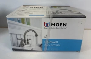 Moen Caldwell Bathroom Sink Faucet CA84667SRN Brushed Nickel Finish NEW NIB - Picture 1 of 6