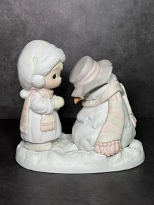 Precious Moments Figur "We're Going to Miss You" Schmelzender Schneemann 1990 - Bild 1 von 6