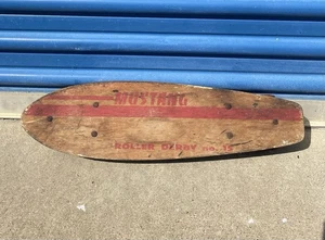 Vintage 1960’s Mustang Roller Derby No. 15 Skateboard ~ Beschreibung lesen - Bild 1 von 16
