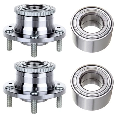 4X Wheel Hub Bearings Front Rear FWD For Ford Fusion 2006-2012 Mazda 6 2003-2008 Foto 1 de 4