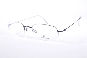 Rodenstock R4493 JV353 Blue Oval Half Rim vintage Women’s new glasses with Clea - Picture 1 of 4