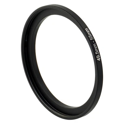 COZYSHOT 49,5-55 Step Up Filterring 49,5 mm x0,5 Stecker auf 55 mm x0,75 Buchse Objektivadapter