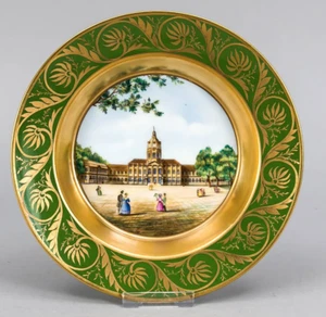 KPM Biedermeier Panorama Plate - Picture 1 of 1