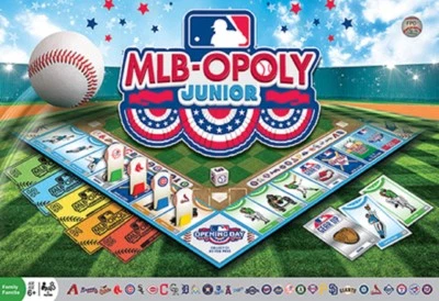 Juego de mesa MLB-opoly Junior, juego de béisbol con licencia MLB Foto 1 de 2