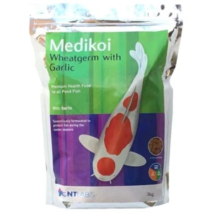 NT Labs Medikoi Wheatgerm With Garlic 3kg (6mm) Koi Pond Fish Food - Picture 1 of 1