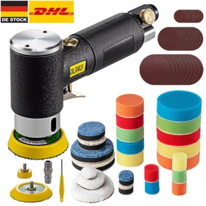 Mini poliermaschine Druckluft Polierer 25mm 50mm 75mm Exzenter Schleifer - Bild 1 von 14