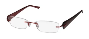 NUEVO MARCO DE GAFAS CHARMANT 10926 ROJO MUJER 50-19-135 SIN MONTURA JAPÓN RECTANGULAR - Imagen 1 de 8